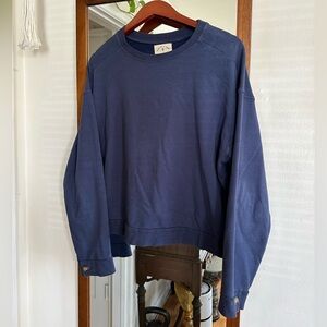 Electric & Rose ⚡️💙 navy pullover sweatshirt Small-Med